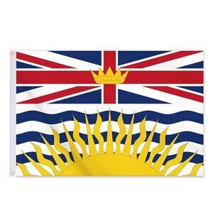 British Columbia Provincial Flag Banner